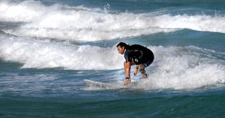 SUFRING: P� Fuerteventura. Foto: JOHN TERJE PEDERSEN