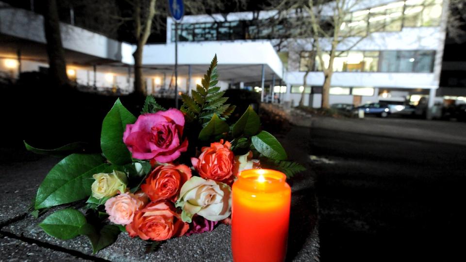 VIL V�RE FORBEREDT: Oslo-skolene �ker beredskapen etter massakren p� skolen Albertville i Tyskland i g�r.Foto: EPA/BERND WEISSBROD/SCANPIX