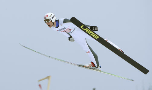 10. PLASS: Johan Remen Evensen falt ned fra 4. til 10. plass. Foto: Terje Bendiksby / SCANPIX