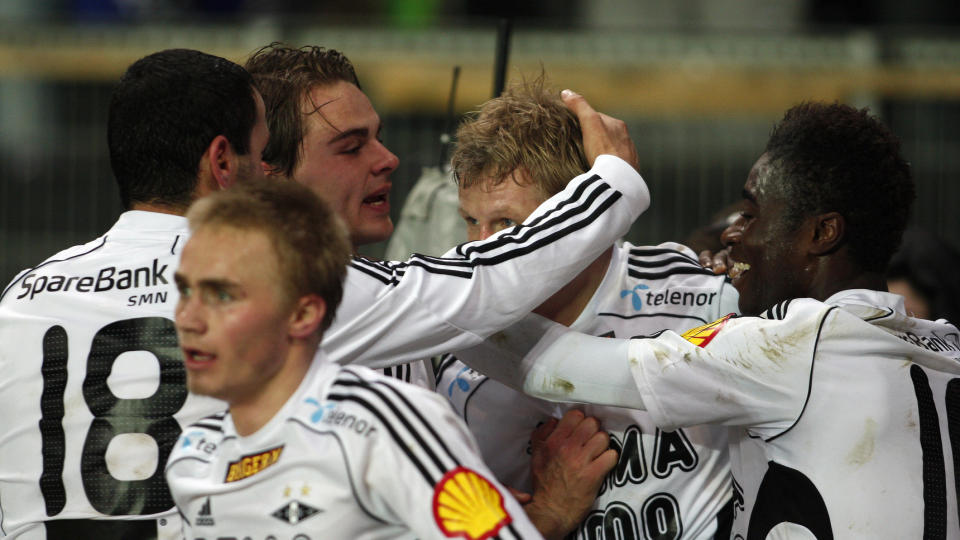 PANGSTART: Rosenborg fikk en super start p� sesongen. Med storspill og 3-0 mot V�lerenga viste tr�nderne at de blir � regne med helt i toppen i �r. Foto: Gorm Kallestad/Scanpix