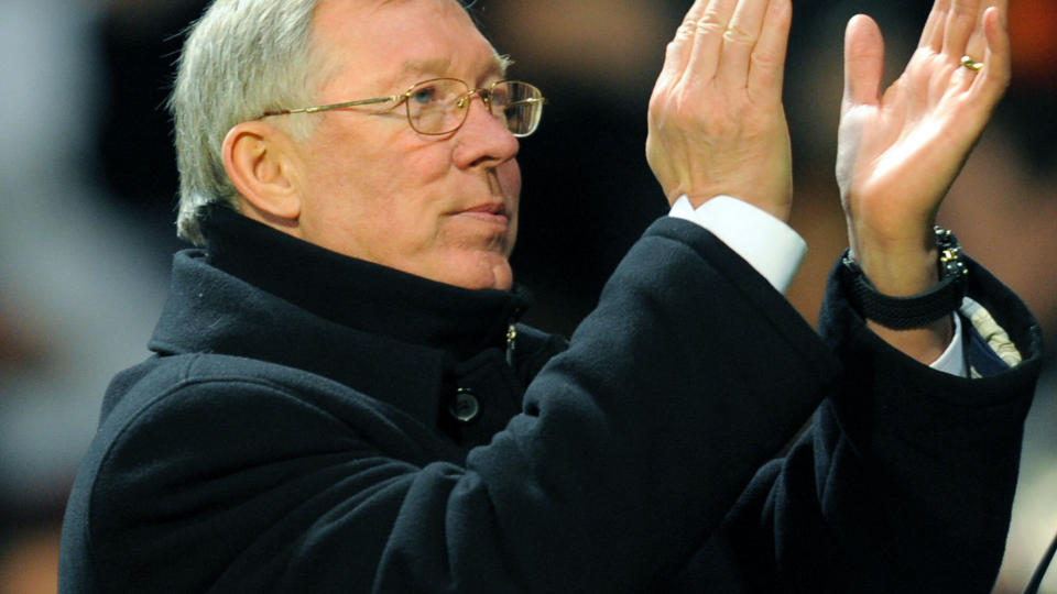 VAR BEST: Som eneste akt�r p� Old Trafford mente Alex Ferguson at Manchester United var best mot Liverpool l�rdag. Det ble til og med for sterk kost for Manchester Uniteds egen hjemmeside.Foto: AFP /ANDREW YATES