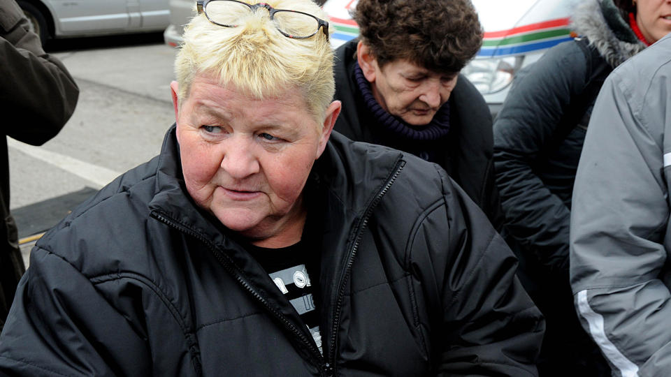 H�VER INN: Christine Renner (56) m�tte opp p� Fritzl-rettssaken i dag, pr�vde � flykte fra pressen - og ga et eksklusivt intervju med tysk TV. Foto: �ISTEIN NORUM MONSEN