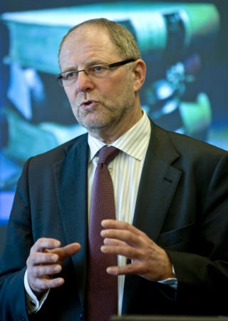 VANSKELIG: 
Konserndirekt�r og leder for Telenors aktiviteter i sentral- og �steuropa, Jan Edvard Thygesen,  redegjorde for rettsstriden rundt russiske VimpelCom.
Foto: Cornelius Poppe / SCANPIX