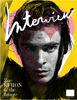 FORSIDA: Slik ser aprilnummeret av Interview Magazine ut. Foto: Mikael Jansson/Copyright 2009 Interview Inc. Brukt med tillatelse.