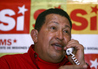 M�TER MOTB�R: President Hugo Chavez. Foto: PSUV/REUTERS/Scanpix