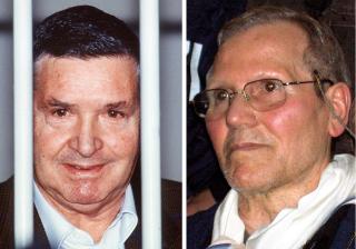 MAFIABOSSER:Toto Riina og Bernardo Provenzano. Riina soner femten livstidsdommer, de fleste for drap. Privenzano ble p�grepet etter � ha v�rt over 40 �r p� r�mmen. Foto: Grazia Neri/AFP/Scanpix