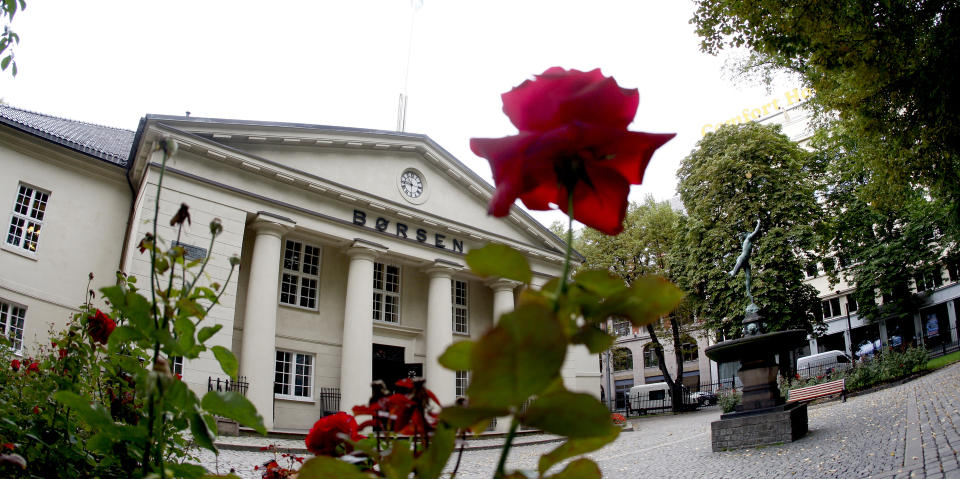 EN GOD DAG: I hele dag har Oslo B�rs vist positive tegn og hovedindeksen steg med over fem prosent. Foto: Knut Falch / SCANPIX