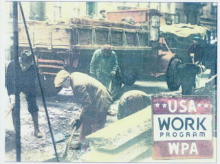 ARBEID TIL FOLKET: Plakat til et av programmene i New Deal som s�rget for arbeid til fattige. Foto: WIKIMEDIA
