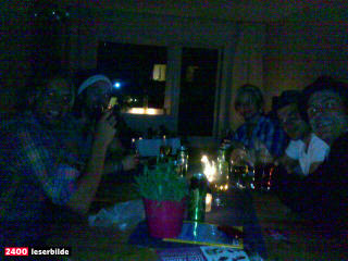 M�RK STUE: Earth Hour-markering p� Lysaker. MMS-foto: KENNETH GUNDERSEN HOFF