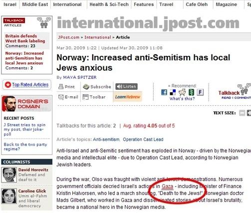 ALT ER SANT: Det som st�r i saken min er bekreftet fra mange kilder, sier journalisten Maya Spitzer i Jerusalem Post.