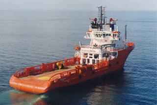 LETER: B�ten �Ace� Asso deltar i leteoperasjonen i Middelhavet. Foto: EPA/SCANPIX