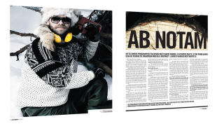 LANGER UT: Olle Abstract (36) i siste nummer av Natt & Dag. Faksimile: NATT & DAG