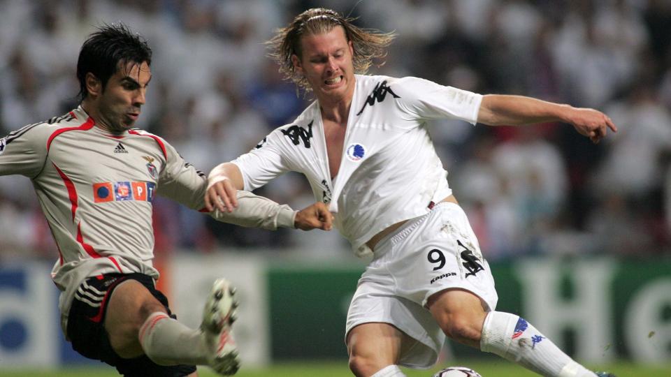 ERFAREN: Fredrik Berglund er klar for Stab�k. Her spiller han for FC K�benhavn mot Benifca i Champions League. Foto: EPA/Jens Noergaard Larsen