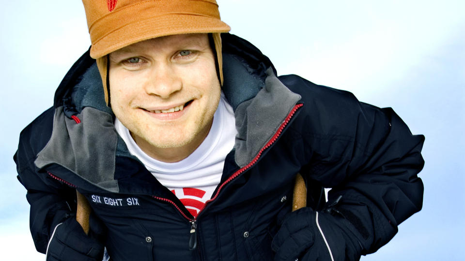 NY HOBBY: Edward har kj�pt nye langrennsski. I Lunde har han ikke lang vei til flotte forhold.