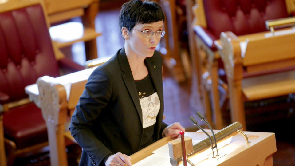 FRYKTER TR�BBEL: Fornyings- og administrasjonsminister Heidi Grande R�ys aner konflikt under l�nnsoppgj�ret. Foto: Stian Lysberg Solum / SCANPIX