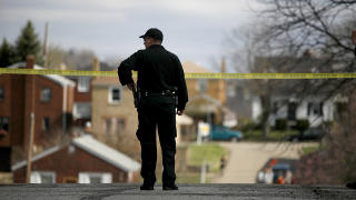 �STEDET: Fairfield Street i Stanton Heights-omr�det i den amerikanske byen Pittsburgh. Foto: ROSS MANTLE / AFP / SCANPIX