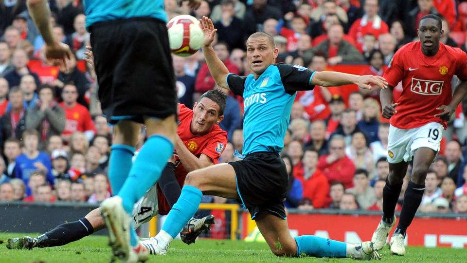 NUMMER �N: Federico Macheda fikk en dr�mmedebut da han kom rett fra benken og scoret seiersm�let mot Aston Villa p� overtid. Foto: AFP