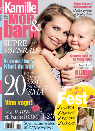 HENNES HJERTESTEN: Elin Tvedt snakker om det � v�re mamma i nyeste utgave av Kamille mor & barn Faksimile: Kamille mor & barn