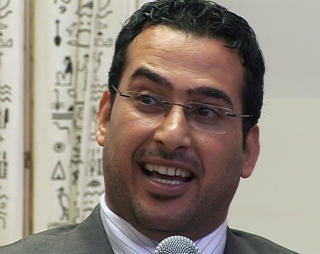 I FENGSEL: TV journalist Muntazer al-Zaidi Foto: REUTERS/Future Television/SCANPIX