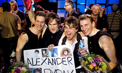 VANT MGP: Alexander Rybak tok en overlegen seier i norske Melodi Grand Prix. Foto: Sara Johannessen / SCANPIX