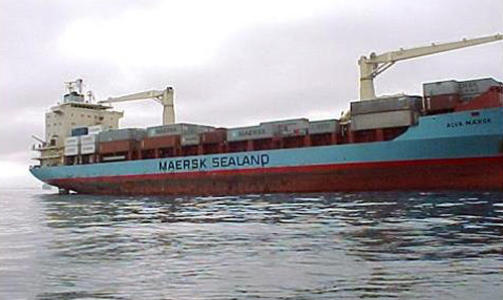 FORS�KT KAPRET: Danske-eide lasteskipet Maersk Alabama. Foto: REUTERS/SCANPIX