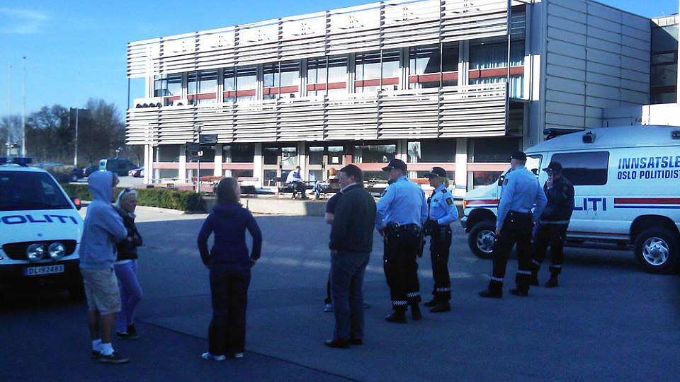 DRAMA: Landets mest kjente bibel- og misjonsskolekompleks ble plutselig �sted for en voldsetterforskning. Foto: ROGERIO SNARLI