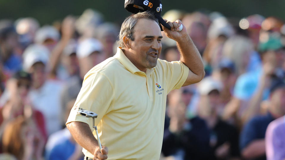TIDENES F�RSTE: Angel Cabrera er tidenes f�rste US Masters-vinner fra S�r-amerika.Foto: AFP/Don EMMERT