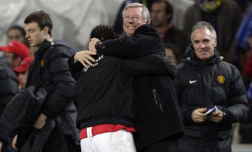 BR�T NY BARRIERE: Sir Alex Ferguson gledet seg stort over Manchester Uniteds avansement, og poengterte at United ofte har v�rt banebrytende opp gjennom historien. Foto: SCANPIX/REUTERS/Darren Staples