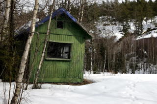  �DE: Hytta hvor kvinnen ble holdt ligger i n�rheten av �sland Pukkverk p� S�ndre-Nordstrand. Foto: Geir B�lstad