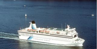 TIDLIGERE DANSKEB�T: Queen of Scandinavia. Arkivfoto: DFDS/Scanpix