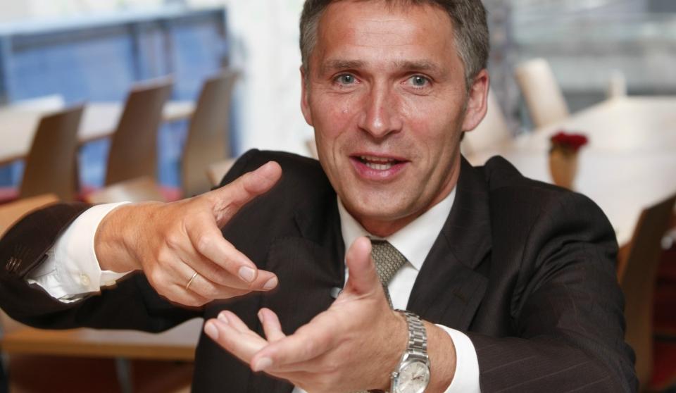 INGEN KLIMAL�FTER: Statsminister Jens Stoltenberg viet lite tid til klimasp�rsm�l i sin tale p� Arbeiderpartiets landsm�te i dag.
Foto: Bj�rn Sigurds�n / SCANPIX