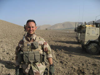 DREPT: Trond Petter Kolset (30). Foto: Forsvaret