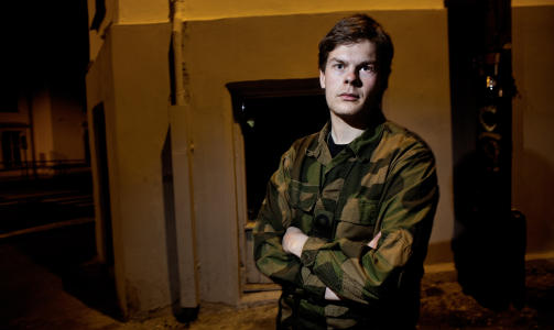 - EN GOD SJEF: Lars Magne Hovtun hadde Trond Petter Kolset som troppsjef da han var inne til f�rstegangstjeneste i 2005. Foto: HENNING LILLEG�RD/Dagbladet