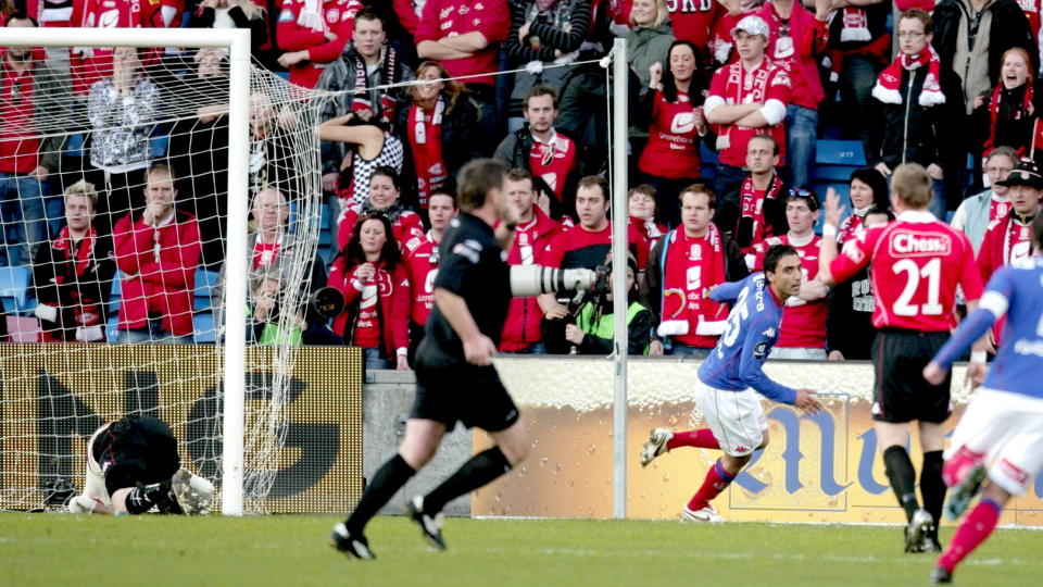 MAGI: VIFs Mohammed Abdellaoue satte inn 1-1 mot Brann etter en flott enkeltmannsprestasjon.
Foto: Stian Lysberg Solum / SCANPIX