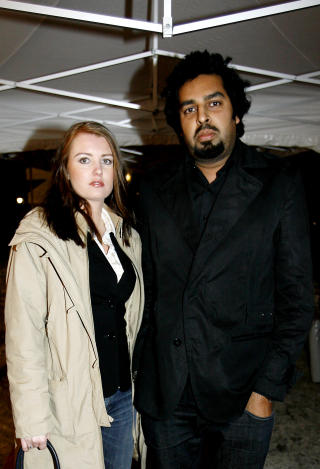 FORELDRE: Zahid Ali og Therese Solberg, her fotografert under Oslo Fashion Week i 2006. Foto: SCANPIX