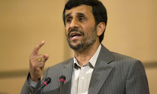 KALTE ISRAEL RASISTISK: Irans president Mahmoud Ahmadinejad gikk kraftig ut mot Israel og USA fra talerstolen under FNs rasismekonferanse. Foto: AP/SCANPIX