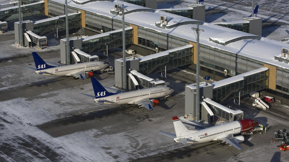 MINDRE FORBRUK: Utsikt fra t�rnet p� Oslo Lufthavn.
Foto: Bj�rn Sigurds�n / SCANPIX