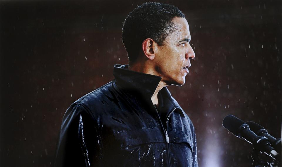 P� TOPP: Barack Obama nyter fremdeles sv�rt god oppslutning hos folket, tross finanskrise og mange sv�rt t�ffe tak. Foto: REUTERS/Damon Winter/New York Times/SCANPIX