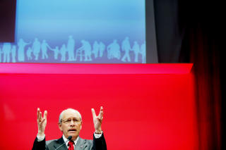 RADIKAL ISLAM: Under �rets landsm�te utpekte Aps partisekret�r Martin Kolberg radikal islam som en av de st�rste truslene.  Foto: SCANPIX