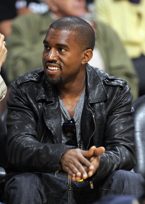 P� PLASS: Kanye West.  (AP Photo/Mark J. Terrill)