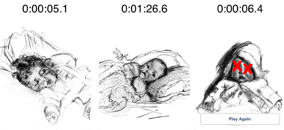 KOMMER MED EN ADVARSEL: I �Baby Shaker� skal brukeren riste iPhonen, slik at babyen p� mobilens skjerm slutter � gr�te og d�r. Produsentene advarer dog mot at dette pr�ves p� ikke-virtuelle barn. Foto: SIKALOSOFT