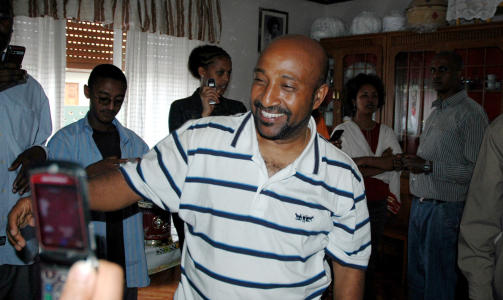 �KONOM: Opposisjonslederen Berhanu Nega underviser for tiden i �konomi ved Bucknell University i Pennsylvania i USA. Foto: SCANPIX