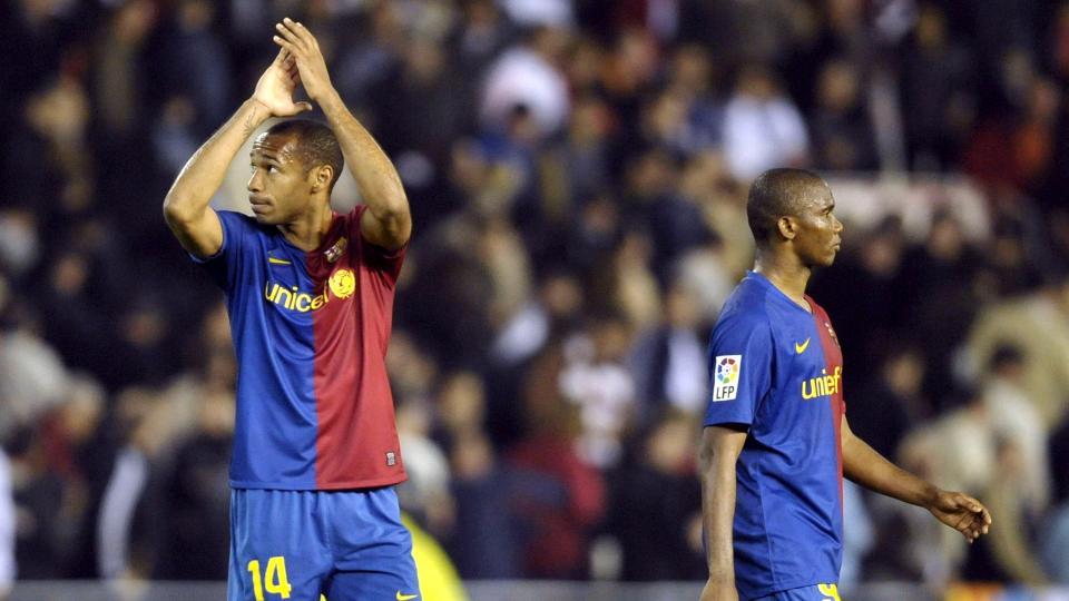 IKKE HELT FORN�YD: - Vi spilte uavgjort, og det er iallfall bedre enn � tape, sa Thierry Henry etter 2-2 mot Valencia.  Foto: SCANPIX/EPA/KAI FOERSTERLING