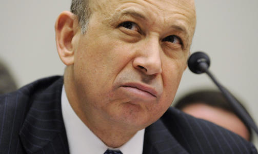 SJEFEN: Goldman Sachs er en av de bankene som har satt av mest penger til l�nningspotten. Sjefen sj�lv, Lloyd Blankfein, tjente i 2007 350 millioner norske kroner. I fjor sa han og seks andre topper i bankgiganten fra seg bonusene. Foto: REUTERS/Larry Downing/SCANPIX