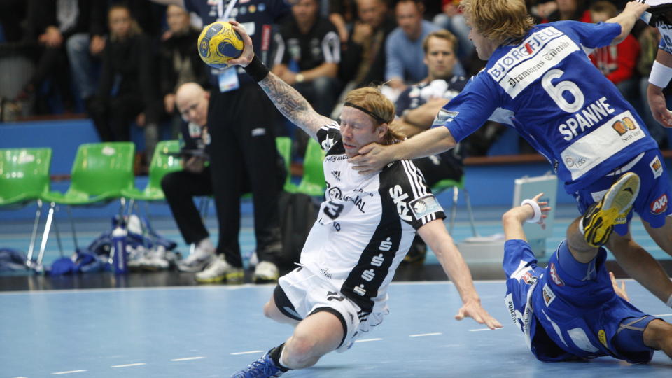 JAKTER P� TRIPPEL: B�rge Lund og Kiel har vunnet to pokaler og er i Champions League-finalen. Foto: SCANPIX