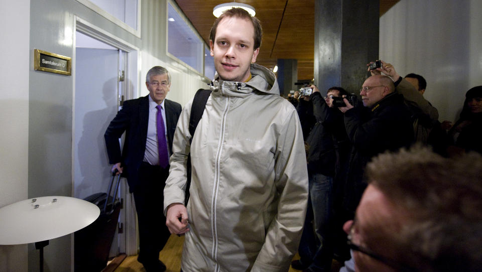 MER BR�K: Peter Sunde mener nok en gang at en dommer i Pirate Bay-rettssaken er inhabil. Denne gangen f�r han ogs� st�tte av motparten. FOTO: SCANPIX