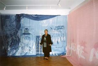 MOR P� PLASS: Gro Melgaard p� Bjarnes utstilling �Nothing Special� p� Galerie Farschou i K�benhavn.