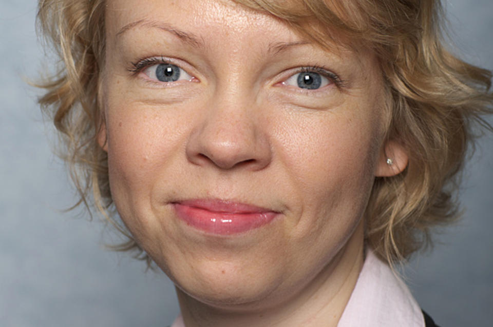 SVARER OM SVINEINFLUENSA:  Lege ved Folkehelseinstituttet Siri Helene Hauge. Foto: Folkehelseinstituttet