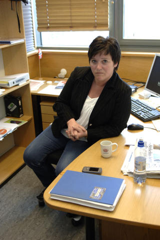 - VISER AT VI ER I FORKANT:Sykehuset har oppf�rt seg veldig profesjonelt, mener pressesjef i Helse Fonna Margrethe Langebro. Foto: Arthur Halseid