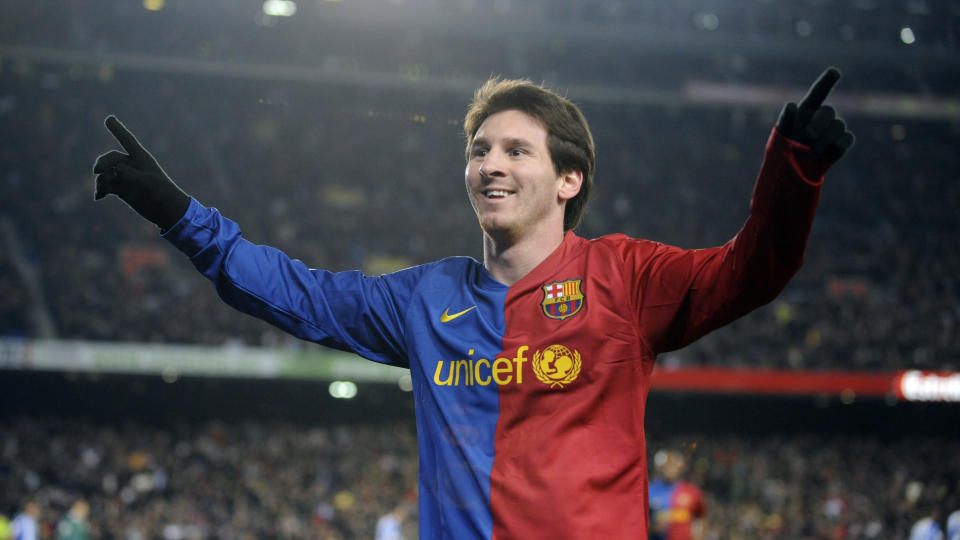 TOPPSCORER: Lionel Messi har scoret �tte Champions League-m�l, p� ni kamper. I den hjemlige serien st�r han bokf�rt med 21 fulltreffere. Foto: AP